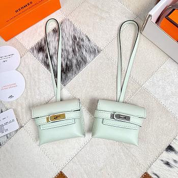 Fortok Hermès Kellyfestival Bag Charms Mint Green