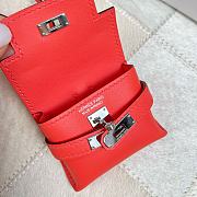 Fortok Hermès Kellyfestival Bag Charms Coral Red - 3