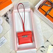 Fortok Hermès Kellyfestival Bag Charms Coral Red - 2