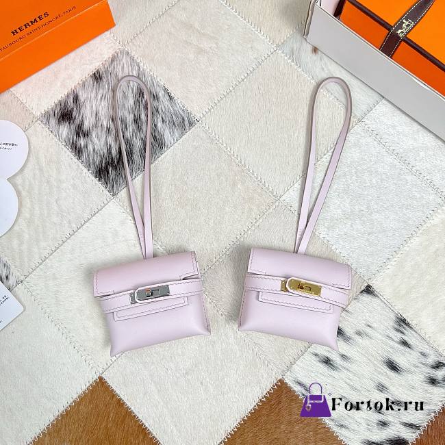 Fortok Hermès Kellyfestival Bag Charms Light Pink - 1