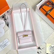 Fortok Hermès Kellyfestival Bag Charms Light Pink - 5