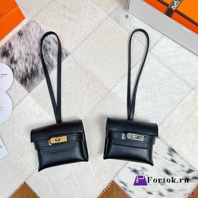 Fortok Hermès Kellyfestival Bag Charms Black - 1