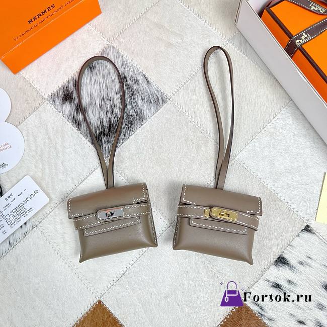 Fortok Hermès Kellyfestival Bag Charms Etoupe - 1
