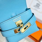 Fortok Hermès Kellyfestival Bag Charms Sky Blue - 6