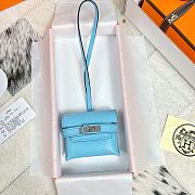 Fortok Hermès Kellyfestival Bag Charms Sky Blue - 3