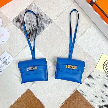 Fortok Hermès Kellyfestival Bag Charms Blue