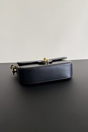 Fortok Chanel Top Handle Bag Black 20-15-5.5cm  - 2