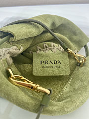 Fortok Prada Suede Smartphone Case Green 17.5x22cm - 3