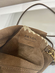 Fortok Prada Suede Smartphone Case Brown 17.5x22cm - 3