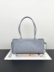 Fortok Chanel Grained Calfskin Stitched Urban Essentials Small Shopping Bag Grey 30.5×11.5×15cm - 4