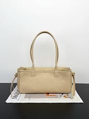Fortok Chanel Grained Calfskin Stitched Urban Essentials Shopping Bag Beige 30.5×11.5×15cm - 5