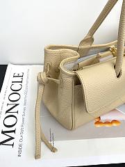 Fortok Chanel Grained Calfskin Stitched Urban Essentials Shopping Bag Beige 30.5×11.5×15cm - 3