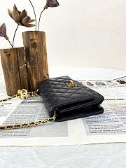 Fortok Chanel Wallet on Chain Black 19×3.5×12cm - 6