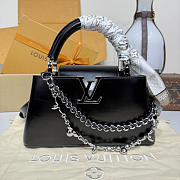 Fortok Louis Vuitton Capucines East-West Bag Black 26.5*8*14cm - 1