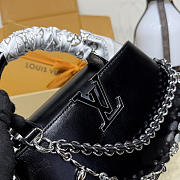 Fortok Louis Vuitton Capucines East-West Bag Black 26.5*8*14cm - 4