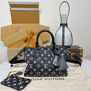 Fortok Louis Vuitton Speedy P9 Bandoulière Black 25*15*15cm  - 1