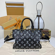 Fortok Louis Vuitton Speedy P9 Bandoulière Black 25*15*15cm  - 3