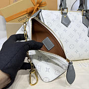 Fortok Louis Vuitton Speedy P9 Bandoulière White 25*15*15cm  - 4