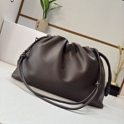 Fortok Loewe Flamenco Clutch Large Nappa Calfskin Chocolate 41*9*26cm - 6