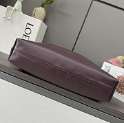 Fortok Loewe Flamenco Clutch Large Nappa Calfskin Burgundy 41*9*26cm - 5