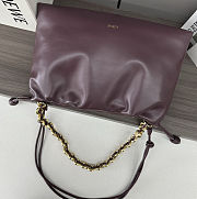 Fortok Loewe Flamenco Clutch Large Nappa Calfskin Burgundy 41*9*26cm - 3