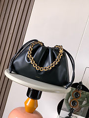 Fortok Loewe Flamenco Clutch Large Nappa Calfskin Black 41*9*26cm - 1