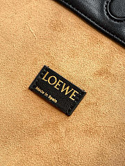 Fortok Loewe Flamenco Clutch Large Nappa Calfskin Black 41*9*26cm - 2