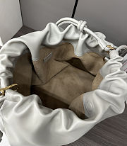 Fortok Loewe Flamenco Clutch Large Nappa Calfskin Grey 41*9*26cm - 3