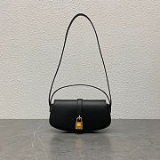 Fortok Celine Tabou Crossbody Handbag Black 18 x 8 x 5cm - 1