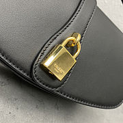 Fortok Celine Tabou Crossbody Handbag Black 18 x 8 x 5cm - 2