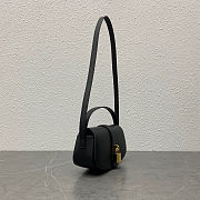 Fortok Celine Tabou Crossbody Handbag Black 18 x 8 x 5cm - 3
