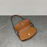 Fortok Celine Tabou Crossbody Handbag Brown 18 x 8 x 5cm - 4