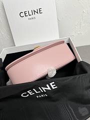 Fortok Celine Tabou Crossbody Handbag Pink 18 x 8 x 5cm - 6