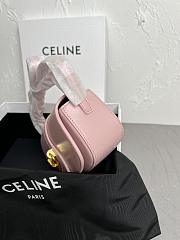 Fortok Celine Tabou Crossbody Handbag Pink 18 x 8 x 5cm - 5