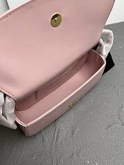Fortok Celine Tabou Crossbody Handbag Pink 18 x 8 x 5cm - 4