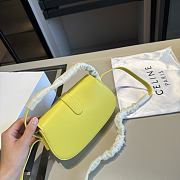 Fortok Celine Tabou Crossbody Handbag Yellow 20*11*6cm - 4