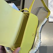 Fortok Celine Tabou Crossbody Handbag Yellow 20*11*6cm - 2