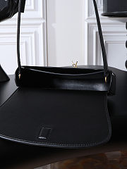 Fortok Saint Laurent Mini Voltaire Shoulder Bag Gloss Black Patent Leather 17.5x13.5x5cm - 2