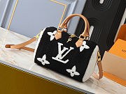 Fortok Louis Vuitton Speedy Bandoulière 25 Shearling Bag Black/White 25x19x15cm - 1