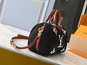 Fortok Louis Vuitton Speedy Bandoulière 25 Shearling Bag Black 25x19x15cm - 4