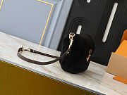 Fortok Louis Vuitton Sunset Shearling Black Bag 27x18x3cm - 5