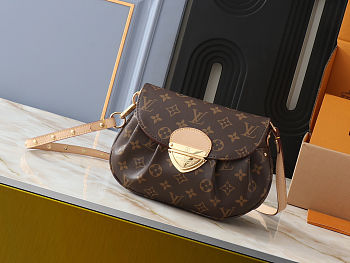 Fortok Louis Vuitton Sunset Bag Monogram Canvas Brown 27 x 18 x 3cm