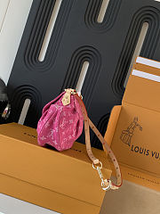 Fortok Louis Vuitton Sunset Bag Denim Pink 27 x 18 x 3cm - 6