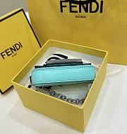 Fortok Fendi x Tiffany & Co. Nano Baguette Tiffany Blue 11x2.5x7cm - 5