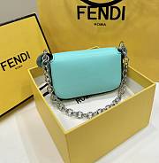 Fortok Fendi x Tiffany & Co. Nano Baguette Tiffany Blue 11x2.5x7cm - 2