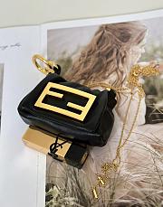 Fortok Fendi Nano Mamma Baguette Black 10x3x7cm - 1