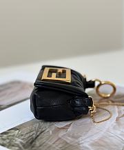 Fortok Fendi Nano Mamma Baguette Black 10x3x7cm - 2