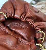Fortok Fendi Nano Mamma Baguette Chestnut Brown 10x3x7cm - 2