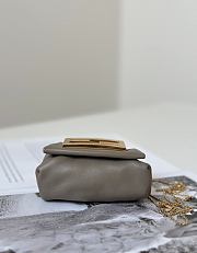 Fortok Fendi Nano Mamma Baguette Etoupe 10x3x7cm - 6