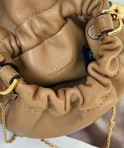 Fortok Fendi Nano Mamma Baguette Brown 10x3x7cm - 4